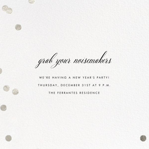 Holepunch - New Year's Eve Invitation by Paperless Post