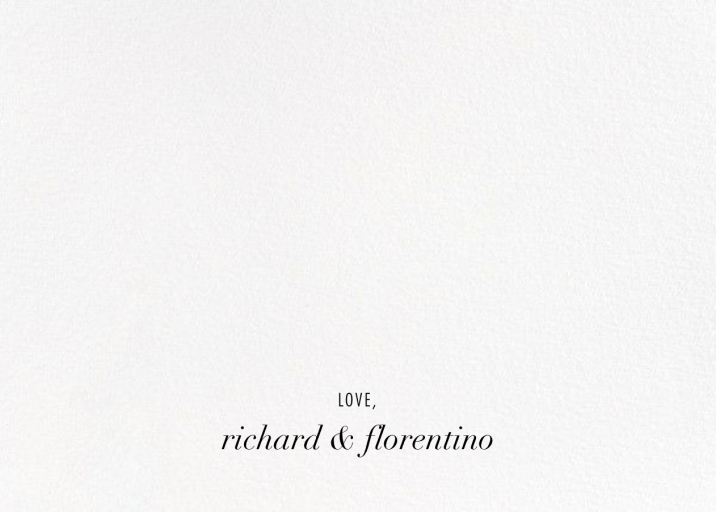 Jubilee II (Photo Save the Date) - Thank You Card by Kelly Wearstler - Back