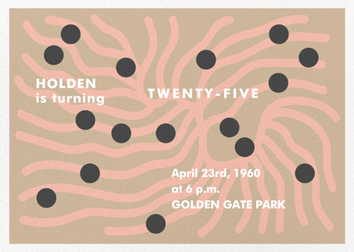 Coral Mural - Invitation by Gold Rush Paper