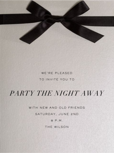 Avenue Montaigne - Hollywood Theme Party Invitation by Paperless Post