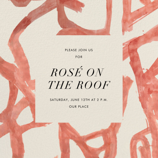 Graffito - Dinner Party Invitation by Kelly Wearstler