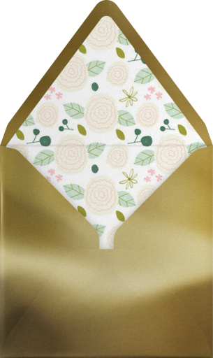 Peony Wreath - Paperless Post Envelope