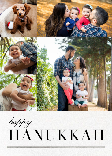 3/4 Portrait (Photo) - Hanukkah Card by Paperless Post
