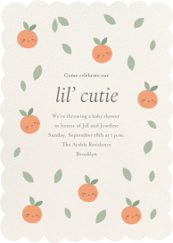 Lil' Cutie - Baby Shower Invitation by Little Cube