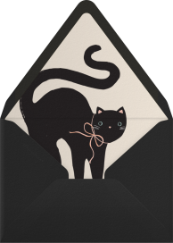 Vintage Halloween Frames Invitation Envelope