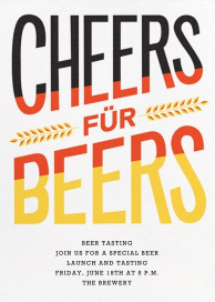 Cheers für Beers - Get-Together Invitation by Paperless Post
