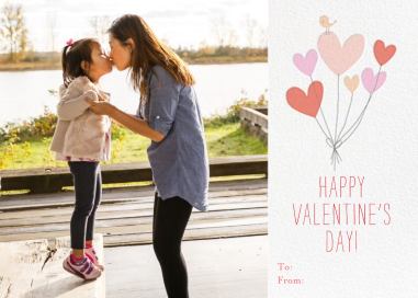 Birdie's Balloons (Photo) - Valentine's Day Card by Little Cube
