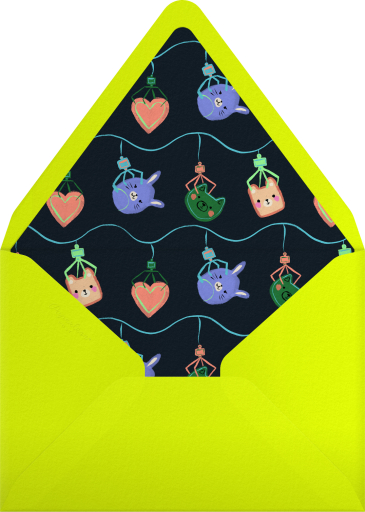 Claw Machine Animal Invitation Envelope