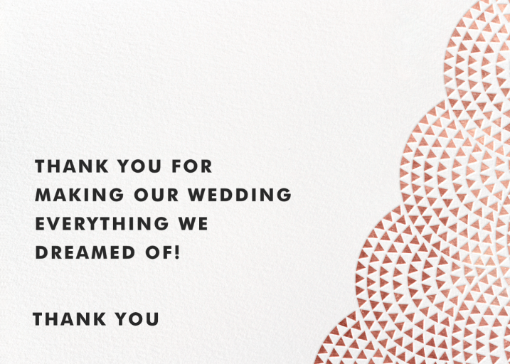 Savoy (Stationery) - Thank You Card by Paperless Post