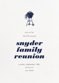 Ivory Plain - Family Reunion Invitation by Paperless Post