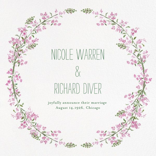 Heathers (Square) by Paperless Post