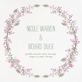 Heathers (Square) by Paperless Post