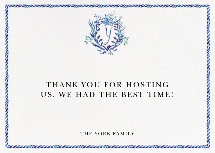 Orleans Family Crest Stationery - Stationery by Happy Menocal