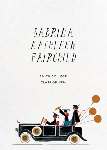 Road Trip to Portland - Graduation Announcement by Mr. Boddington's Studio