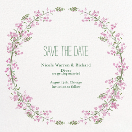 Heathers (Save the Date) by Paperless Post