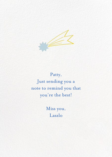 Universal Love - Greeting Card by Little Cube - Back