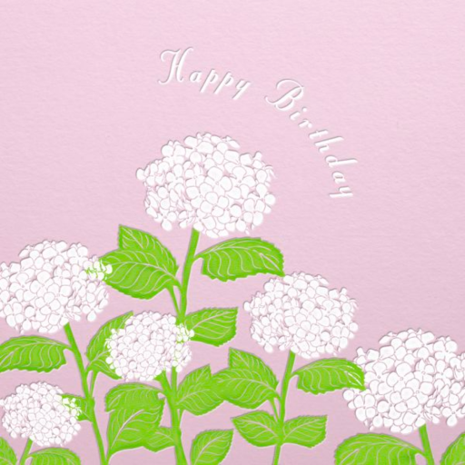 Hydrangea Birthday by Paperless Post