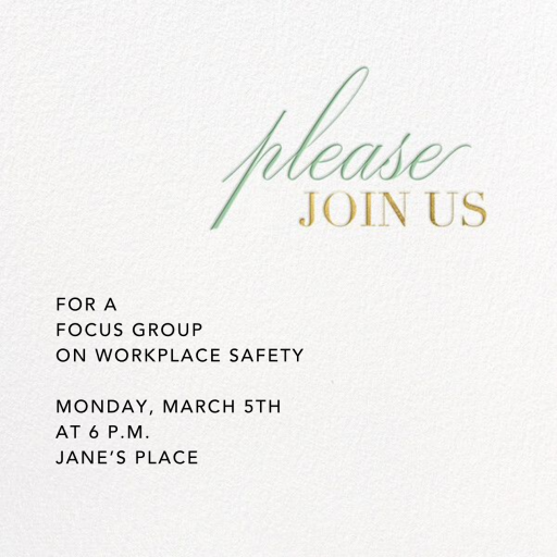 Please Join Us by Paperless Post