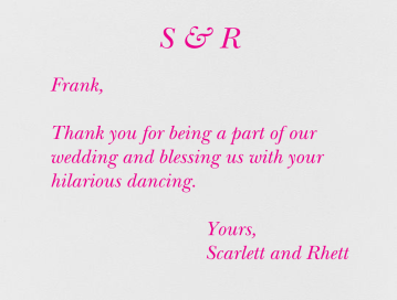 Standish (Thank You) by Crane & Co.