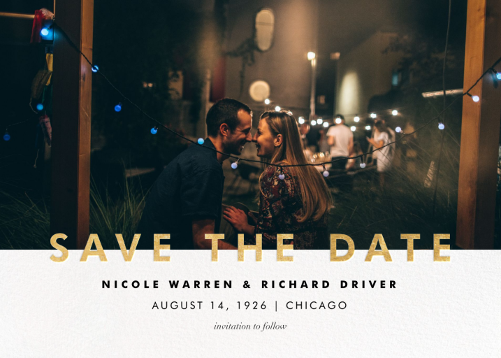 Talbot - Save the Date by Paperless Post