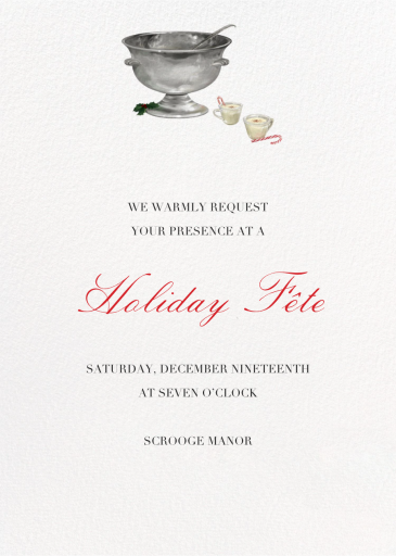 Eggnog on Ivory - Invitation by Paperless Post