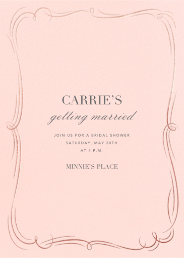 Plume Tall - Bridal Shower Invitation by Paperless Post