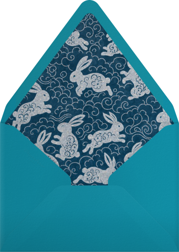 Moon Rabbit Mid-Autumn Invitation Envelope
