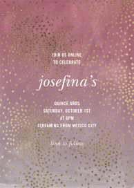 Fetti - Quinceañera Invitation by Kelly Wearstler