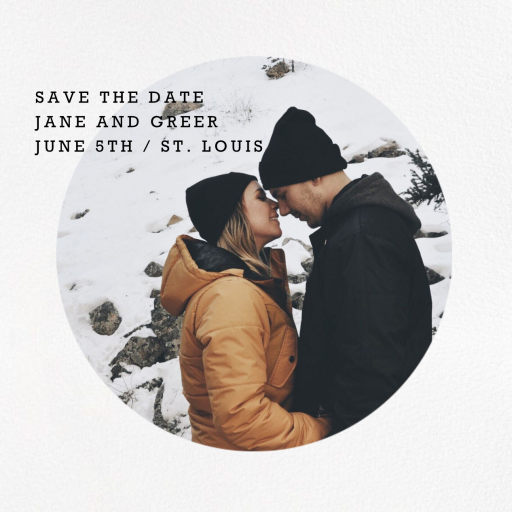Vignette (Save the Date) - Save the Date by Paperless Post