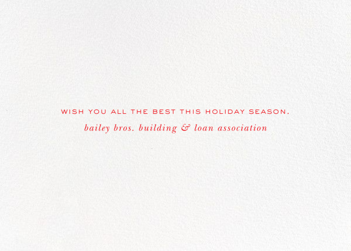 Jingle All the Way - Holiday Card by kate spade new york - Back