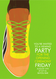 Track Shoe by Paperless Post