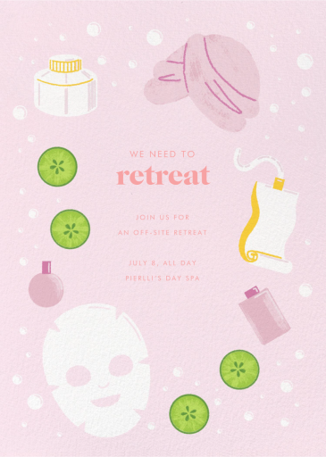 Spa Mask by Paperless Post