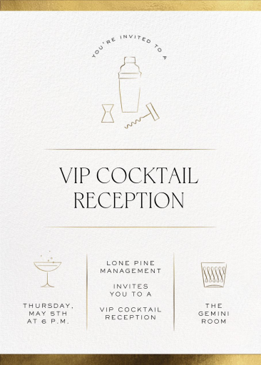 Cocktail Jigger - Cocktail Party Invitation by Paperless Post