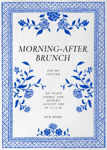 Henan - Wedding Brunch Invitation by Paperless Post