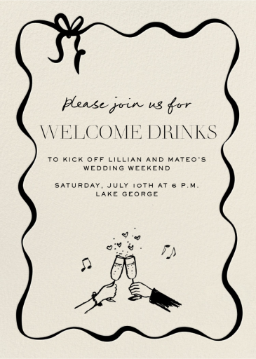 Set the Tune - Wedding Weekend Invitation by Pulp Templates Co.