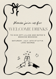 Set the Tune - Wedding Weekend Invitation by Pulp Templates Co.
