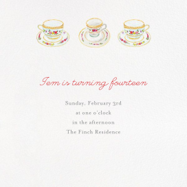 Three Cups of Tea by Paperless Post