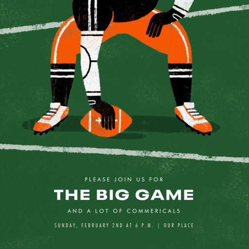 Hut, Hut, Hike - Get-Together Invitation by Paperless Post