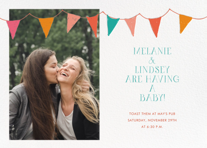 Ticker Tape Baby - Baby Shower Invitation by Mr. Boddington's Studio