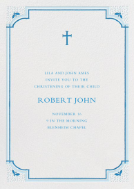 Tapered Candle for Baby - Religious Invitation by Mr. Boddington's Studio