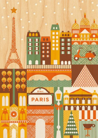 Snowy Cities by Petit Collage