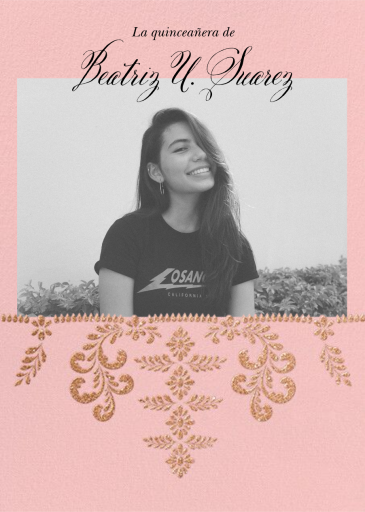 Ornate Occasion Photo - Quinceañera Invitation by Paperless Post