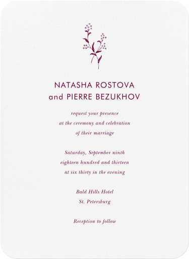 Andros - Wedding Invitation by Crane & Co.