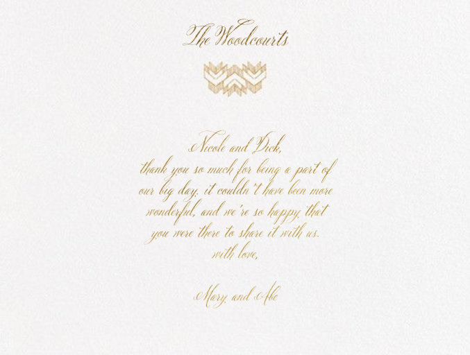 Patola (Thank You) by Crane & Co.