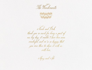 Patola (Thank You) by Crane & Co.