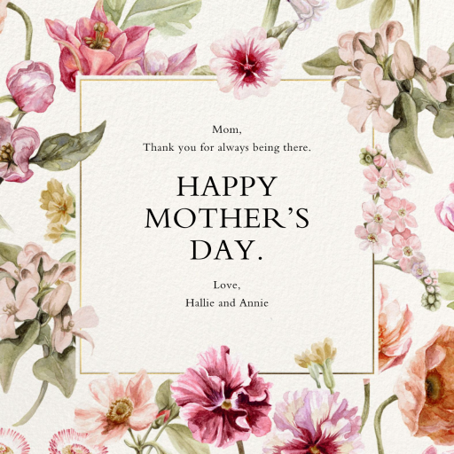 Where Love Blooms - Mother's Day Card by liberty-london