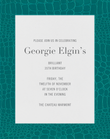 Croc Border - Birthday Invitation by Paperless Post