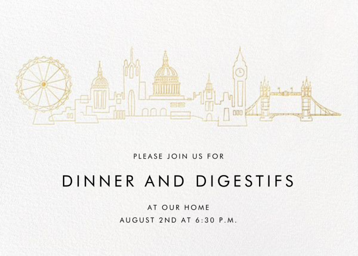 City Skyline View by Paperless Post