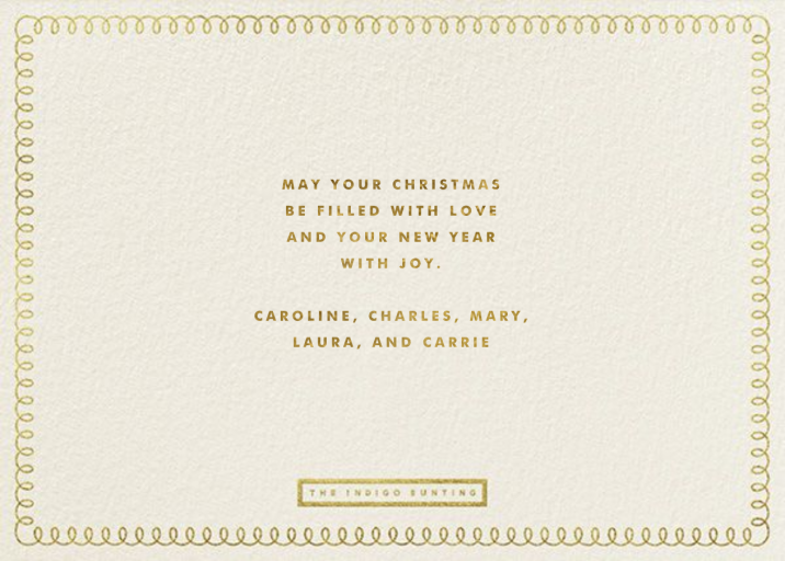 Curly Border by The Indigo Bunting - Back