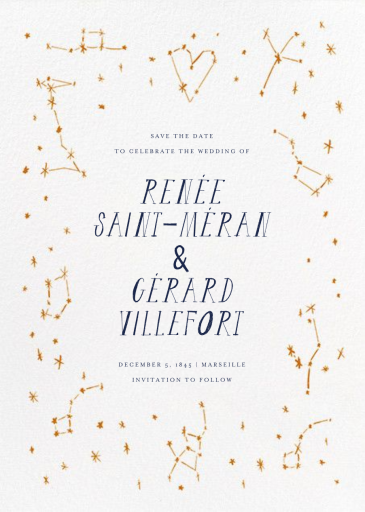 Miss Ophelia (Save the Date) - Save the Date by Mr. Boddington's Studio